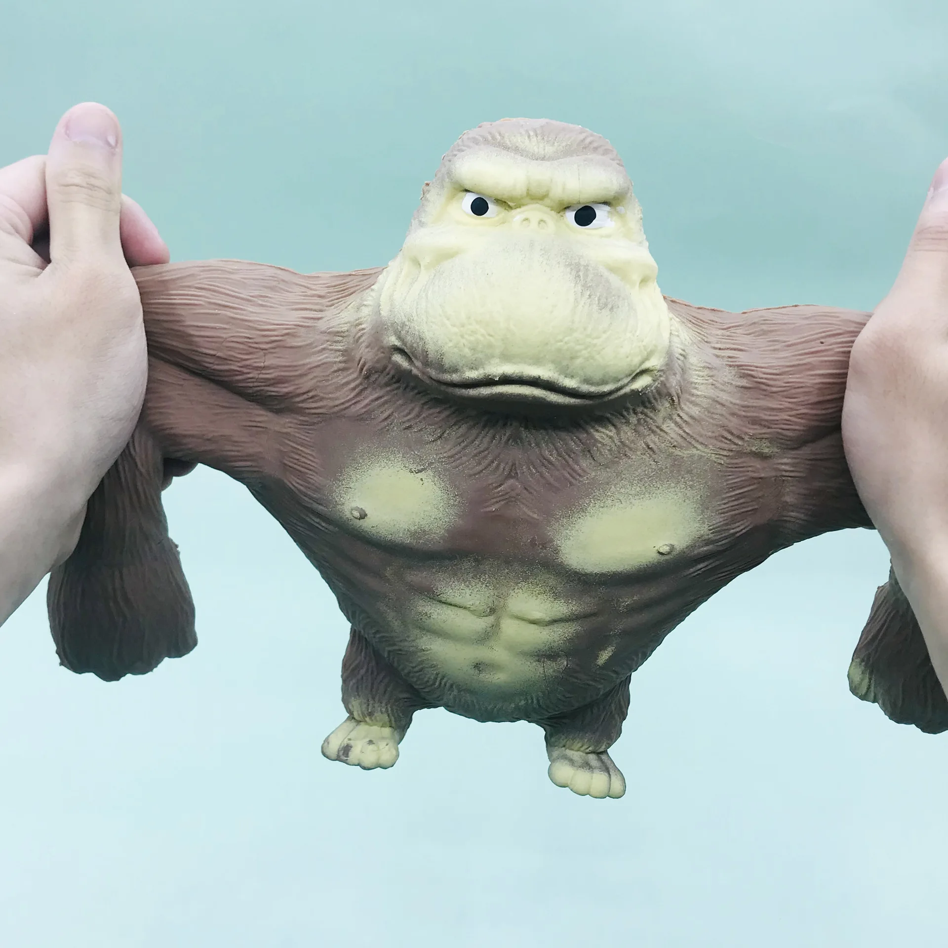 Trending 2022 Gorilla Fidget Toy Latex Monkey Gorilla Figure Twisting Pulling Bending Gorilla