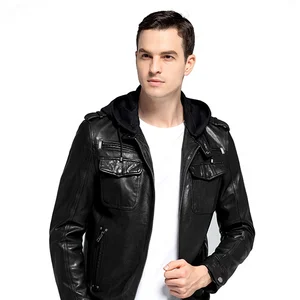 2023 Cow Hide Leather Jacket  Genuine Original Stylish Men Made in China