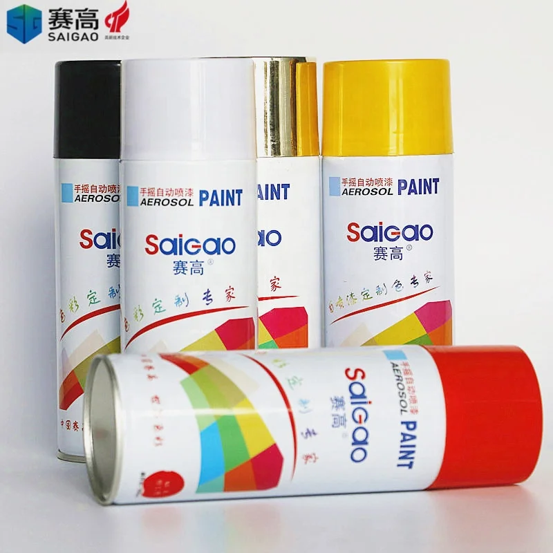Peinture émaillée en aérosol or brillant brillant - Chine Spray