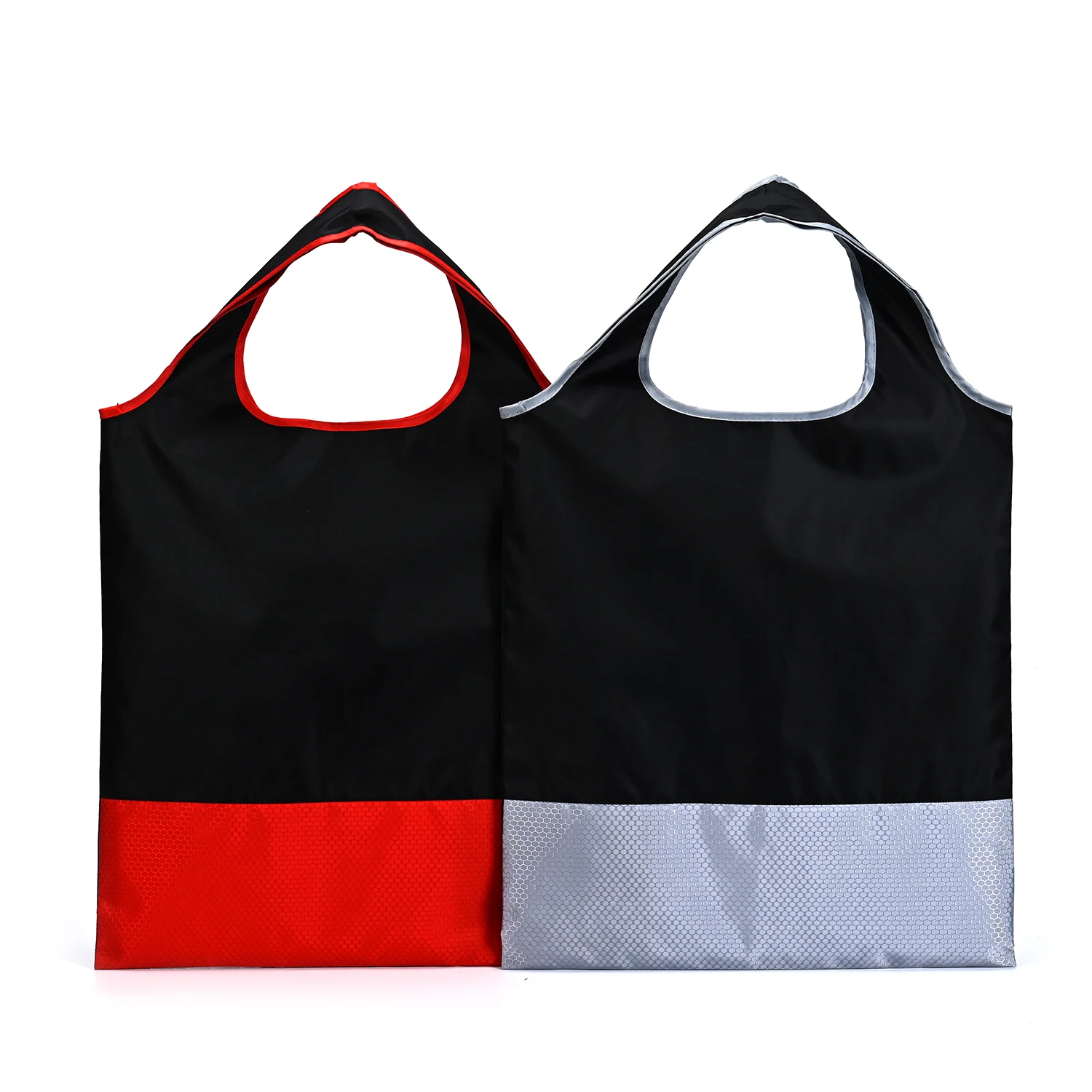 Hot Selling Designs Easy Carry Small Foldable Pocket Tote Polyester Reusable Folding Shopping Bag supplier