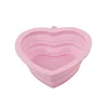 Corazón extragrande color rosa claro.