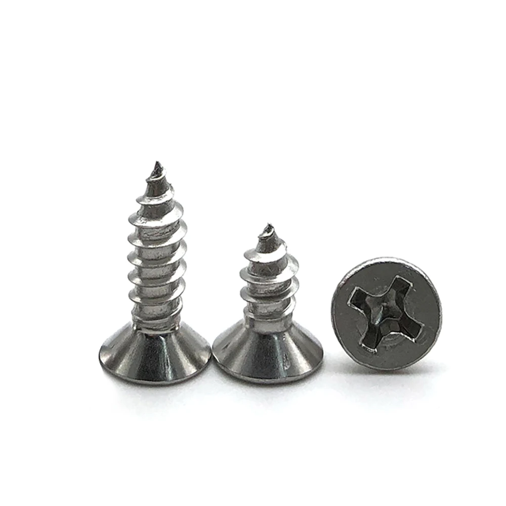 High quality ST2.9*19 stainless steel countersunk head Self Tapping screws