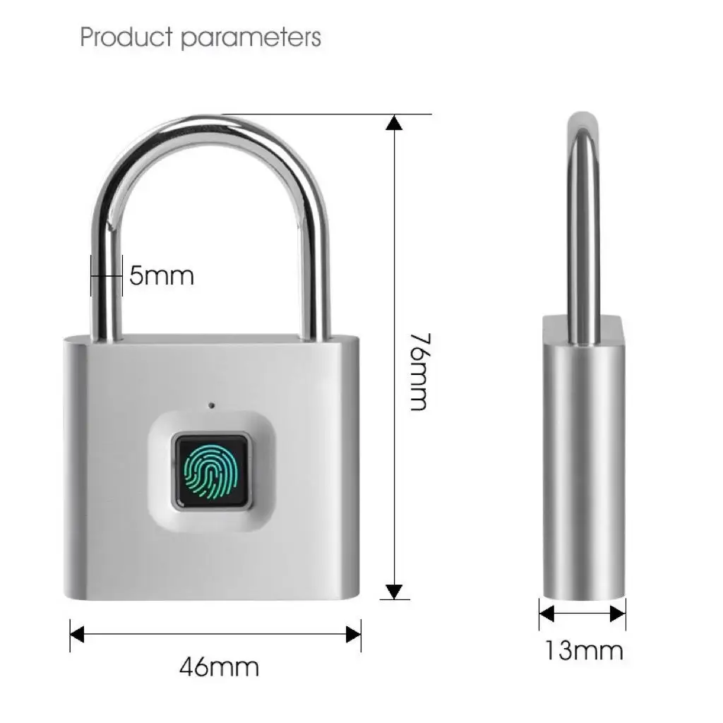 Smart Fingerprint Padlock Secure Your Luggage Efficiently