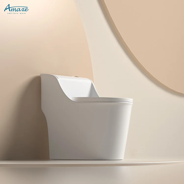 Amaze light luxury modern creative small household flush toilet custom color bathroom siphon type ceramic toilet details