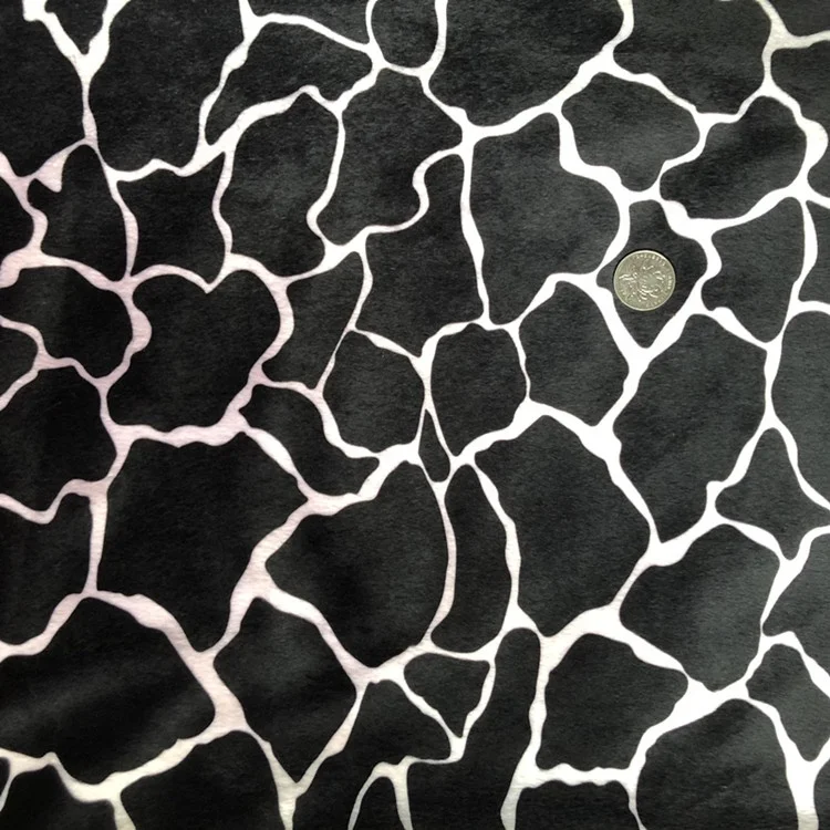 Cow Print Fabric Honeycomb Print Fabric