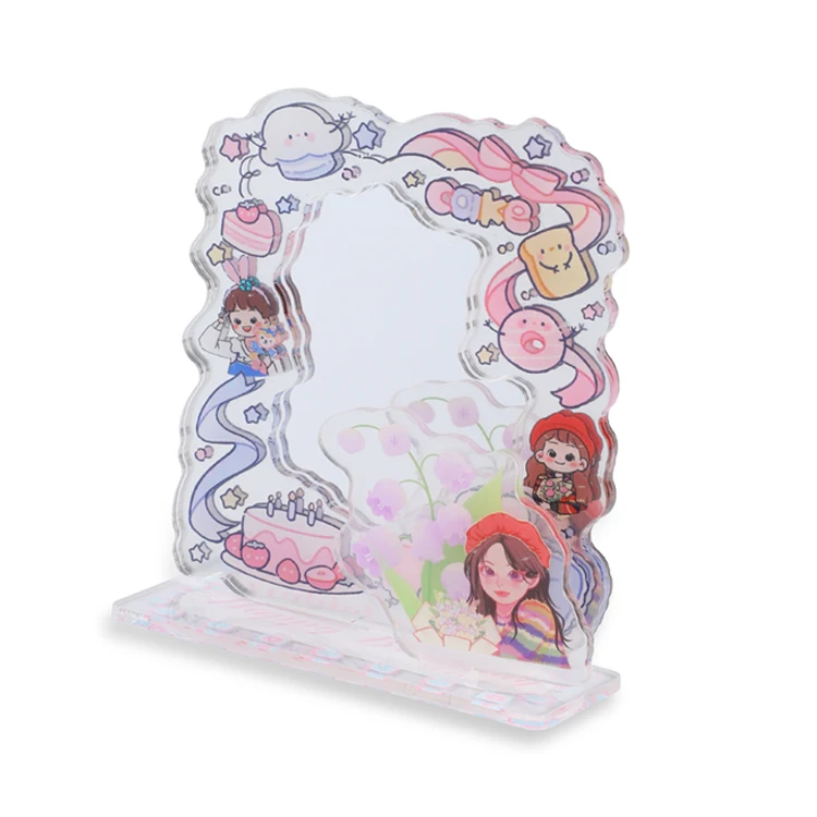 Acrylic Mirror Standees Custom Acrylic Block Keychain Clear Acrylic