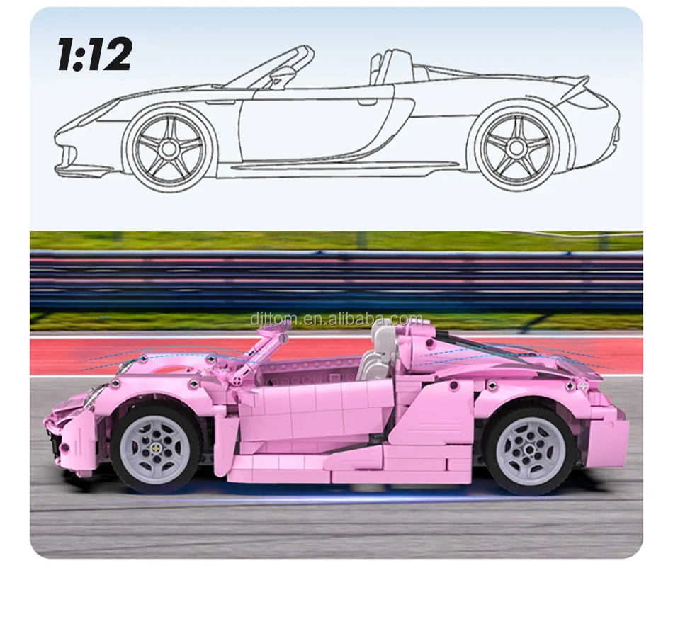 カダシティレーシングカー918ピンクホリデースーパーカー