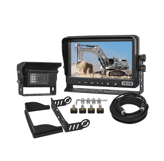 Lescars assistenza al parcheggio: Set di telecamera posteriore solare wireless, compatibile con CarPlay/Android Auto. (sensore di distanza e telecamera per retromarcia