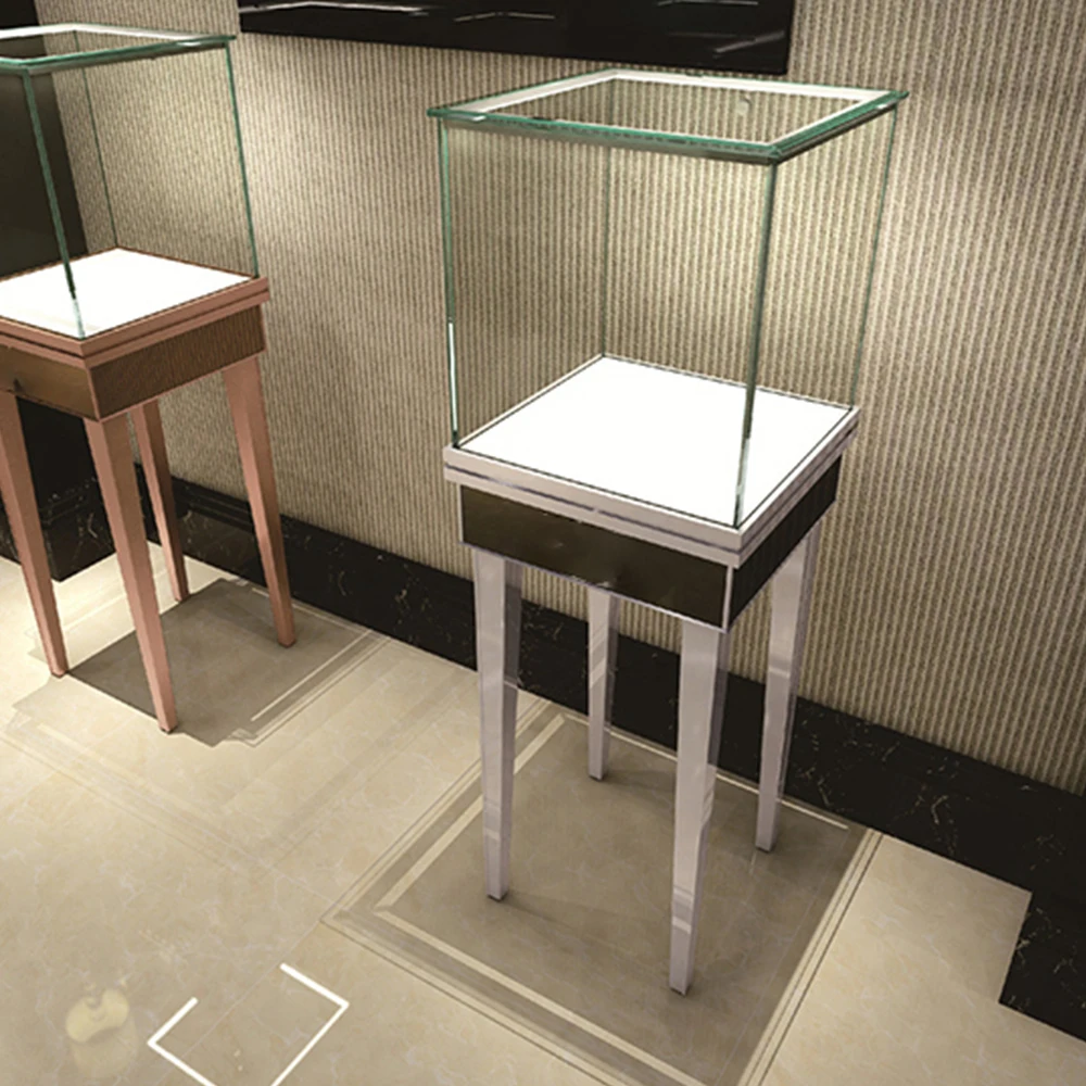 Customized Display showcase for museum Exhibition, Wood and Metal museum Display case Vitrine Model for Sale