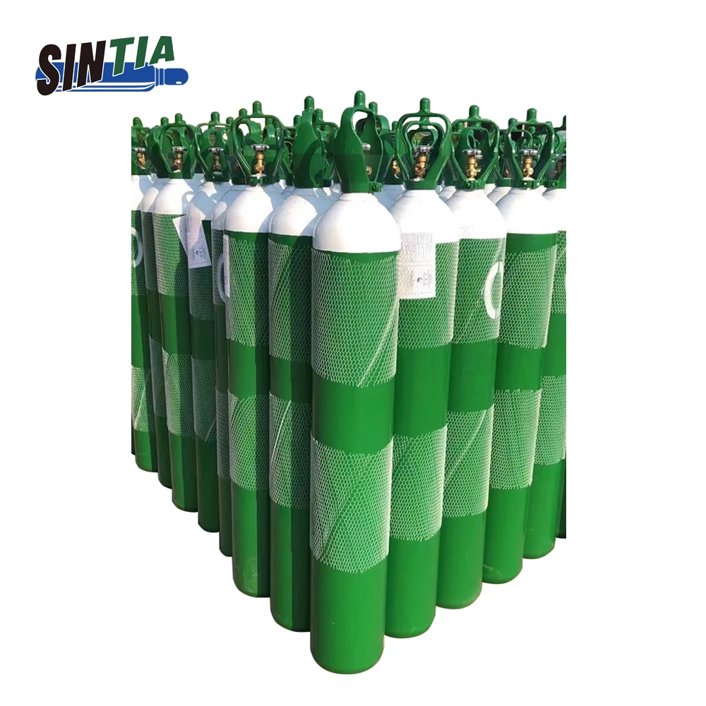 Industrial Hydrogen Gas Price 10l/20l/47l/50l Small Portable Medical Oxygen Cylinder With Valve