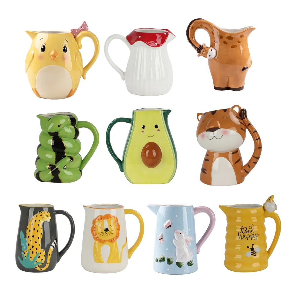 Brocca Latte Ceramica A Forma Di Mucca - Resistente Al Calore Per Sciroppi, Salse E Latte - Foto 7