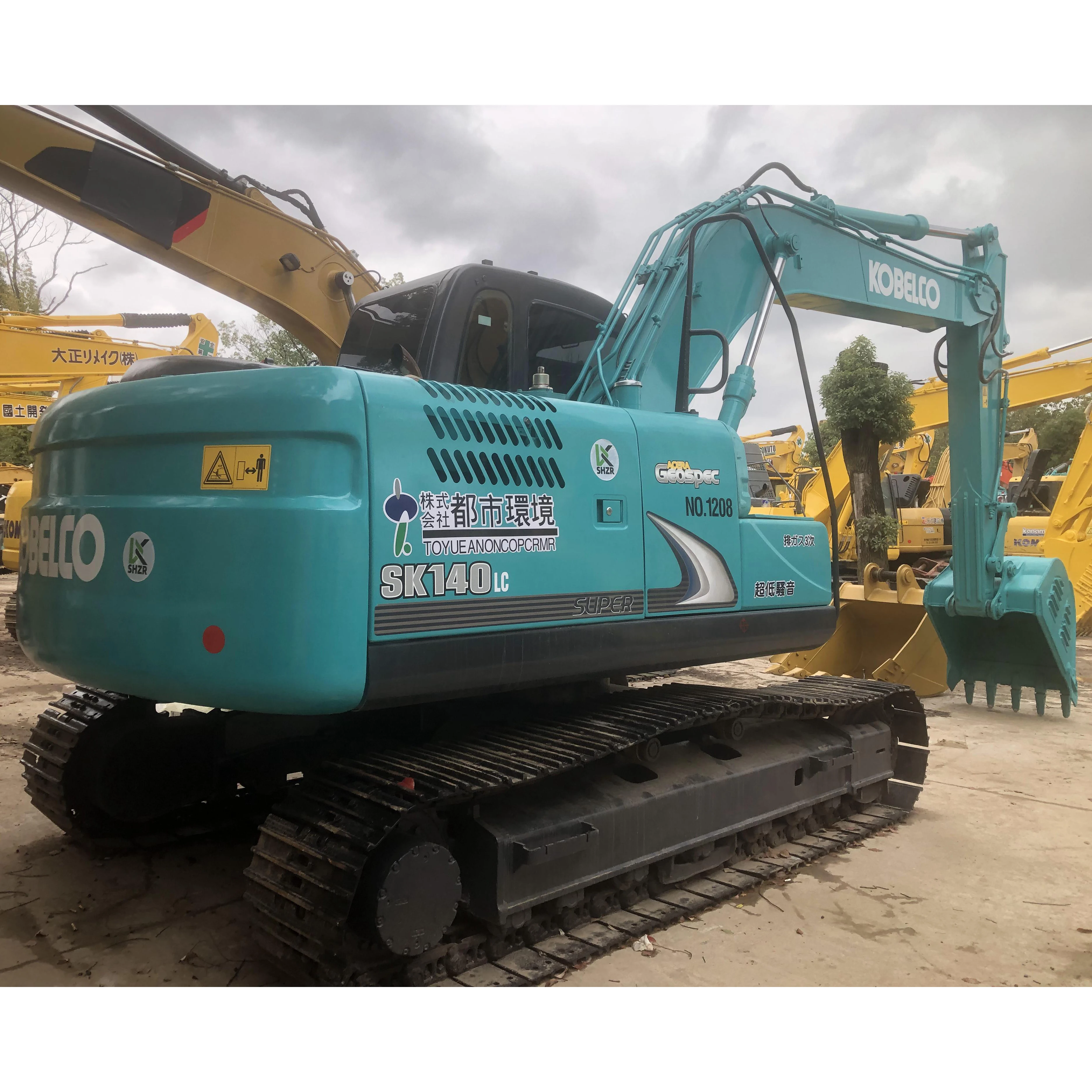 Original Japan Second-Hand Kobelco Sk210 Excavator Used KOBELCO 210 210-8 SK210 SK210lc SK210-8  Crawler Digger Excavator