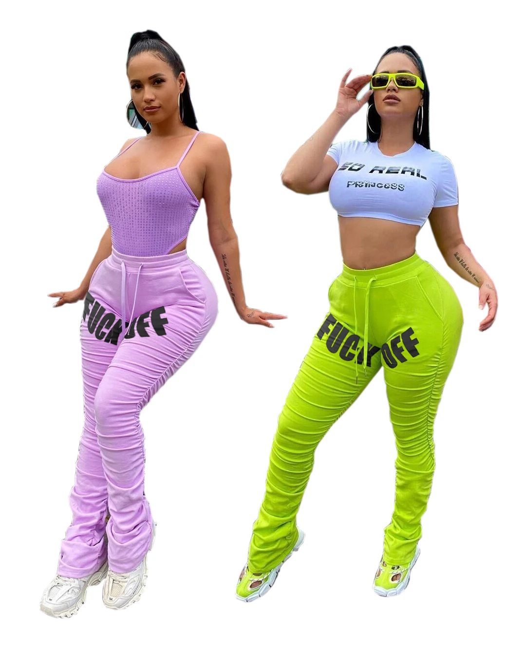 2021 Women Plus Size Girls' Yoga Pants 