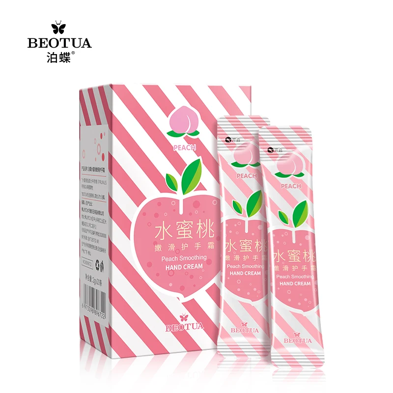 Оптовая продажа персиковый сглаживающий крем для рук свежий фруктовый аромат стойкий увлажняющий и гладкий белый нежный ваши