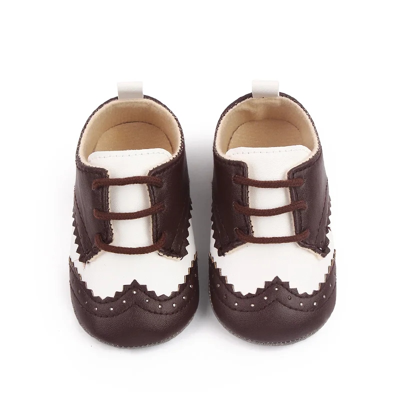 British Design Baby Leather Shoes Spring and Autumn New Soft Bottom Baby Toddler Boy Shoes details