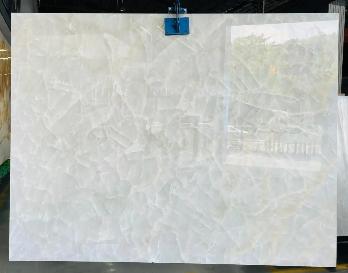 product natural white onyx jade marble coffee table for family living room translucent jade onyx marble table renovation furniture-4