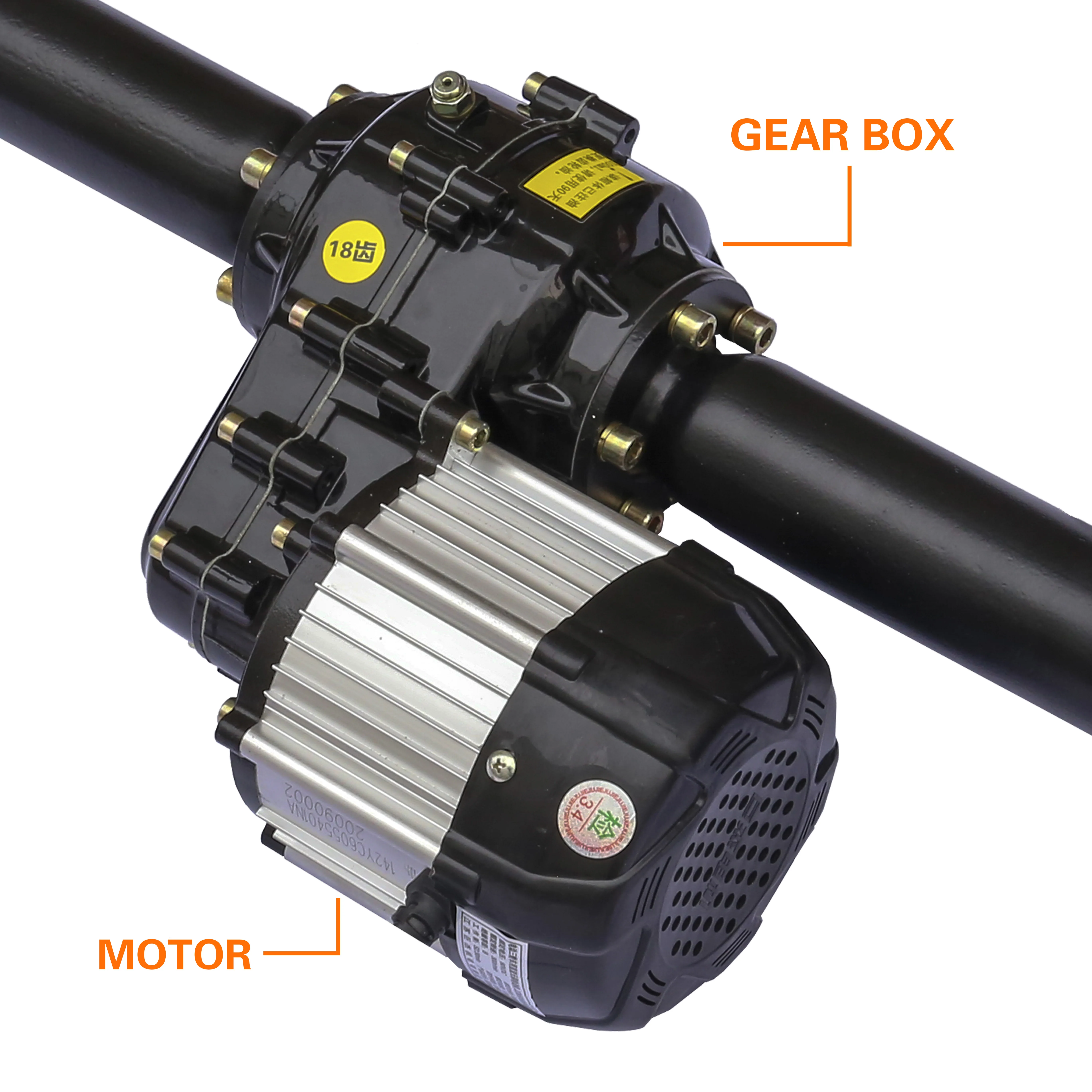Electric Tricycle Rear Axle Split 160 Drum Brake Split Type With Motor