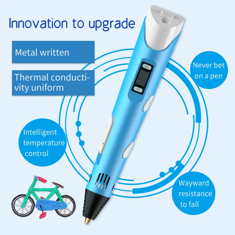 Factory Wholesale 3d Printing Pen 3d Pen Children S Gift Pla Filament Yiwu Toys Store