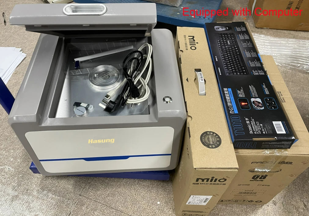 Hasung SDD Detector Gold Spectrometer X Ray Gold Tester Gold Purity Tester