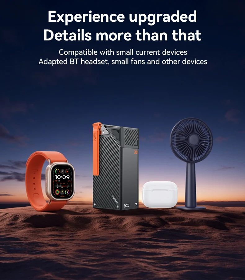 Yesido YP62 30000mAh PD 20W + SCP 22.5W Fast Charging Multi-port Design High-definition Large Screen Power Bank