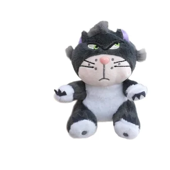 Lucifer Cat Super Soft PP Cotton Plush Toy Funny Sea Animal Pendant for Couple Bag Stress Relief Doll with Fun Grabber