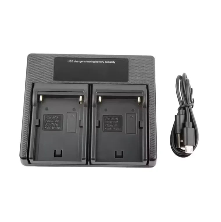 NP-F550 Dual Charger with LCD Light NP F550 Battery Charger for Sony NP-F970 F960 F930 F750 F730 F570 F990 F980 BC-V615