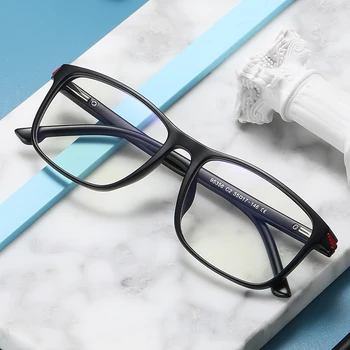 New Design Custom Logo Acetate Anti Blue Light Optical Glasses Men Eyewear Fashion Prescription Computer Eyeglasses Frames