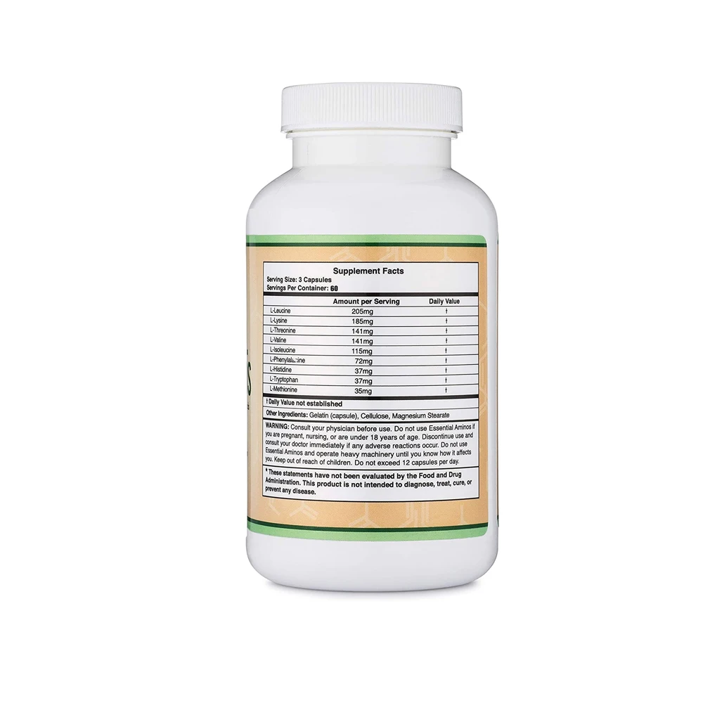 Essential Amino Acids Capsules Of All 9 Essential Aminos (eaa) And All