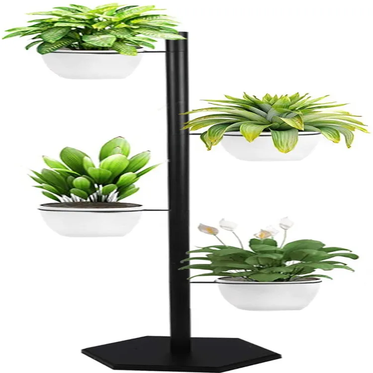 Soporte De Metal Ajustable Para Plantas De Interior,Soportes Para Plantas  Altas A Prueba De Polvo,4 Niveles,Para Jardín - Buy De Metal Soporte De  Planta,De Metal De Jardín Product on 