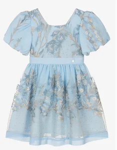 2026 New Casual Children's Floral Plain Dyed Chiffon Dress  Design Peter Pan Collar Eco-friendly for Summer Girls All