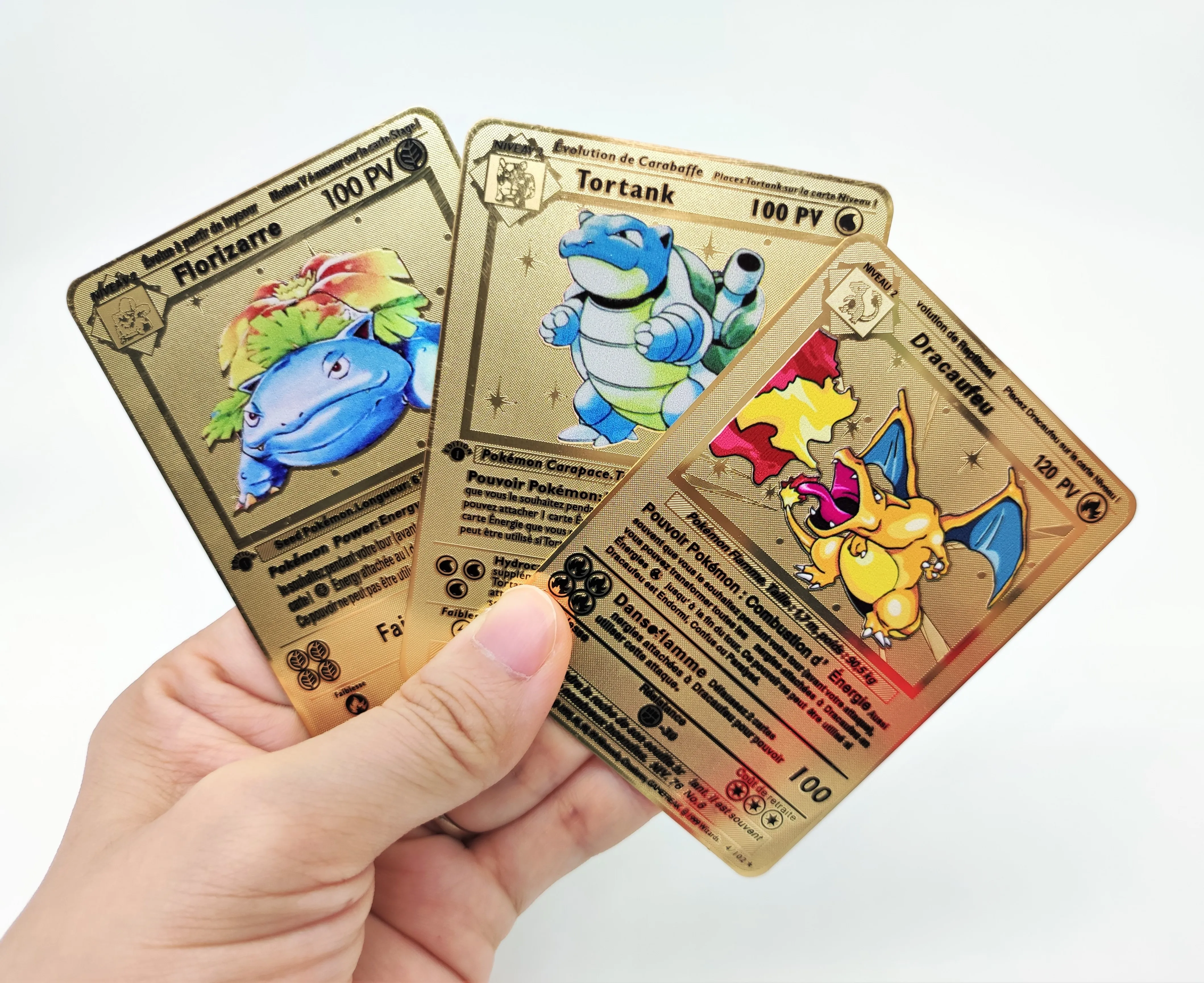 Pokemon Ancient Times Metal Gold Cards Mystical Unown Charizard Blastoise  Venusaur Mewtwo Battle Game Collection Cards Toys Gift - AliExpress