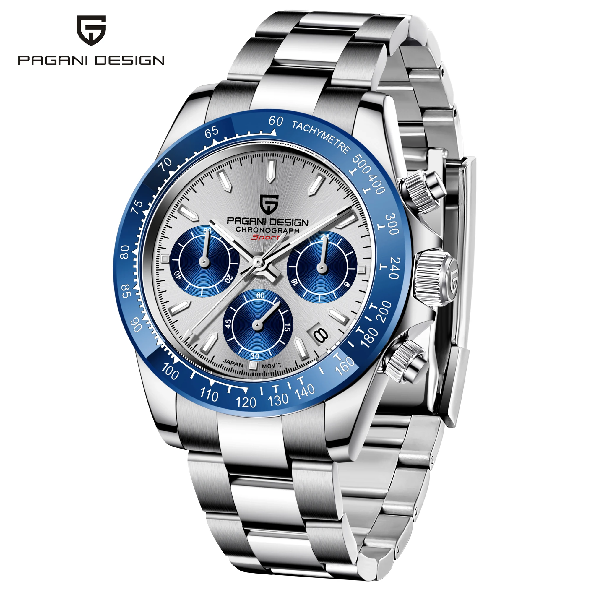 PAGANI DESIGN Men's Luxury Watch - Chronograph Sport Quartz