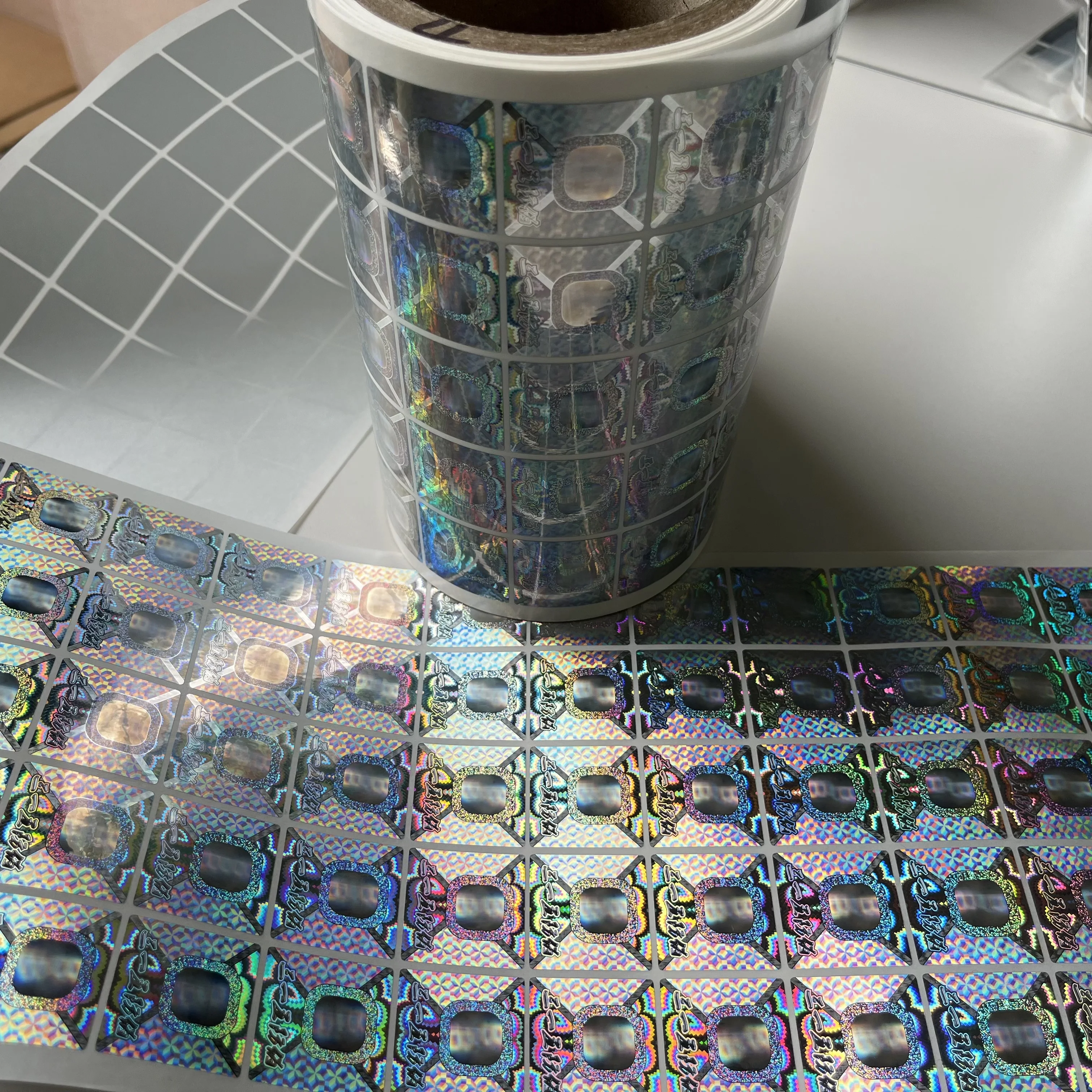 Custom Holographic Sticker Label Security Hologram Sticker Label 3d
