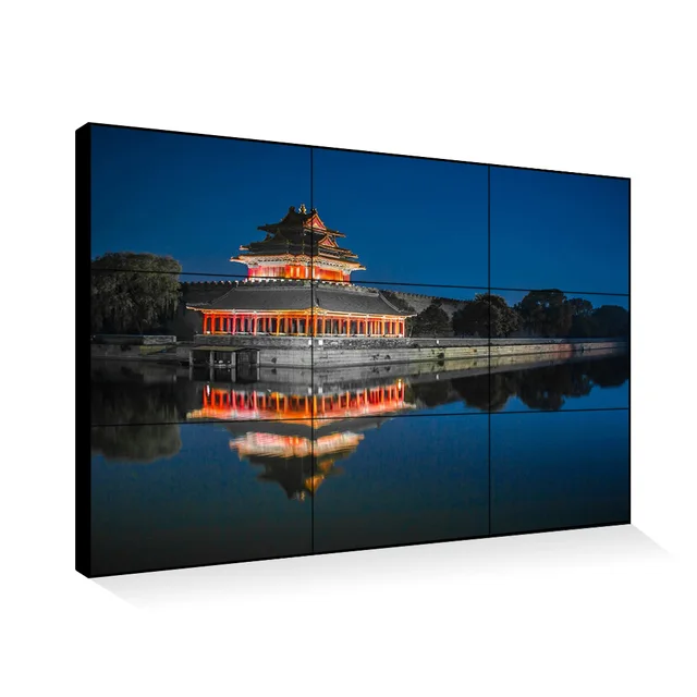 55 Inch 1.8mm Video LED Displays 4K LCD Video Wall Panel Display Screen Price