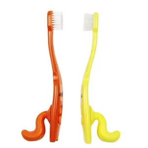 New Fox Design Standing Kids Toothbrush Soft Bristle OEM Packaging Child Toothbrush