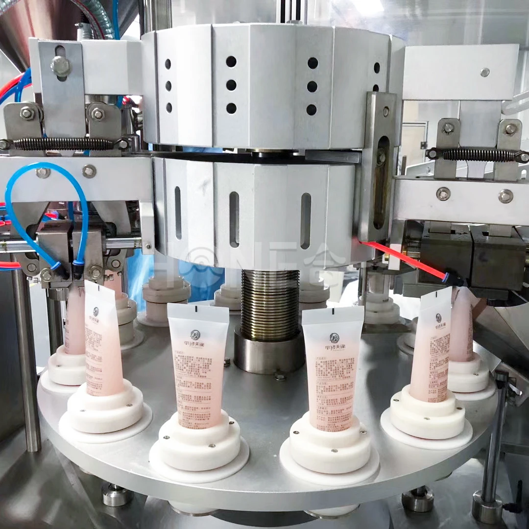 HY-A400 полностью автоматический Косметический Крем тюбик зубной пасты, наполняющая и запечатывающая машина, машина для наполнения и запечатывания пластмассовых туб для продажи