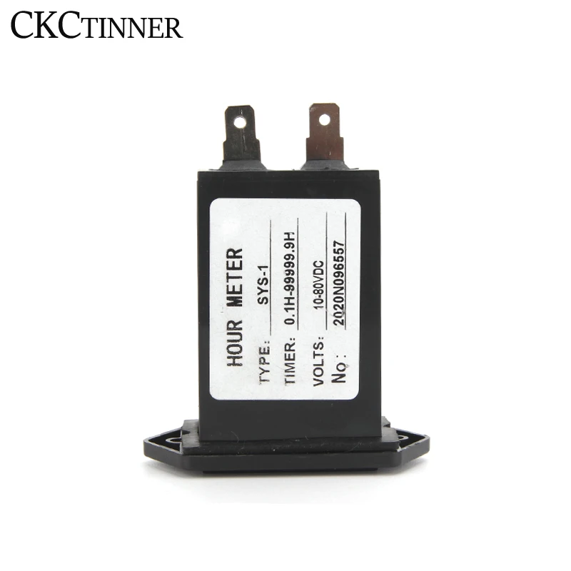 SYS-1 6 цифр DC 10-80V AC 100-250 В час метр цифровой промышленный полный Герметичный кварцевые таймер счетчик механический счетчик моточасов