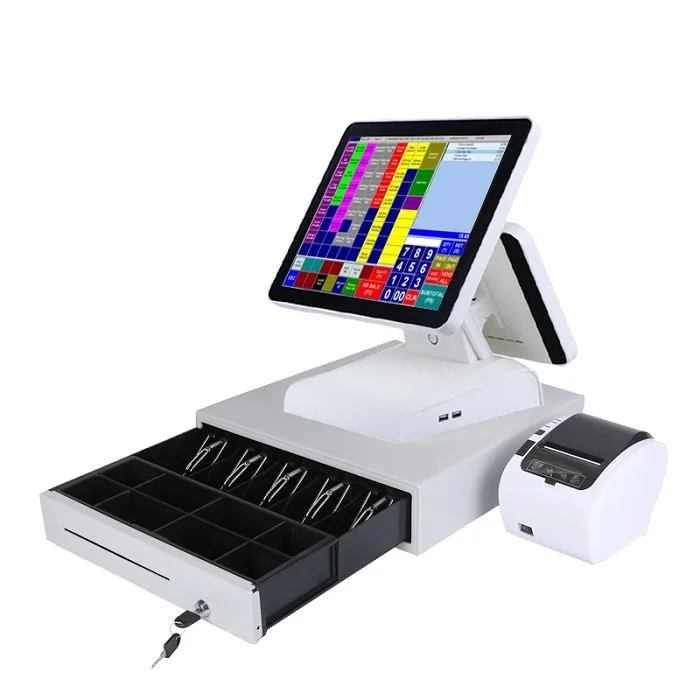 H3156A POS Computer Monitor 15 Inch LCD Touch Screen Monitor Cash Register With Inventory Pos Square