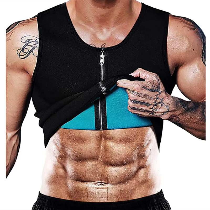 Men's Corset Tank Top Sauna Suit for Waist Training