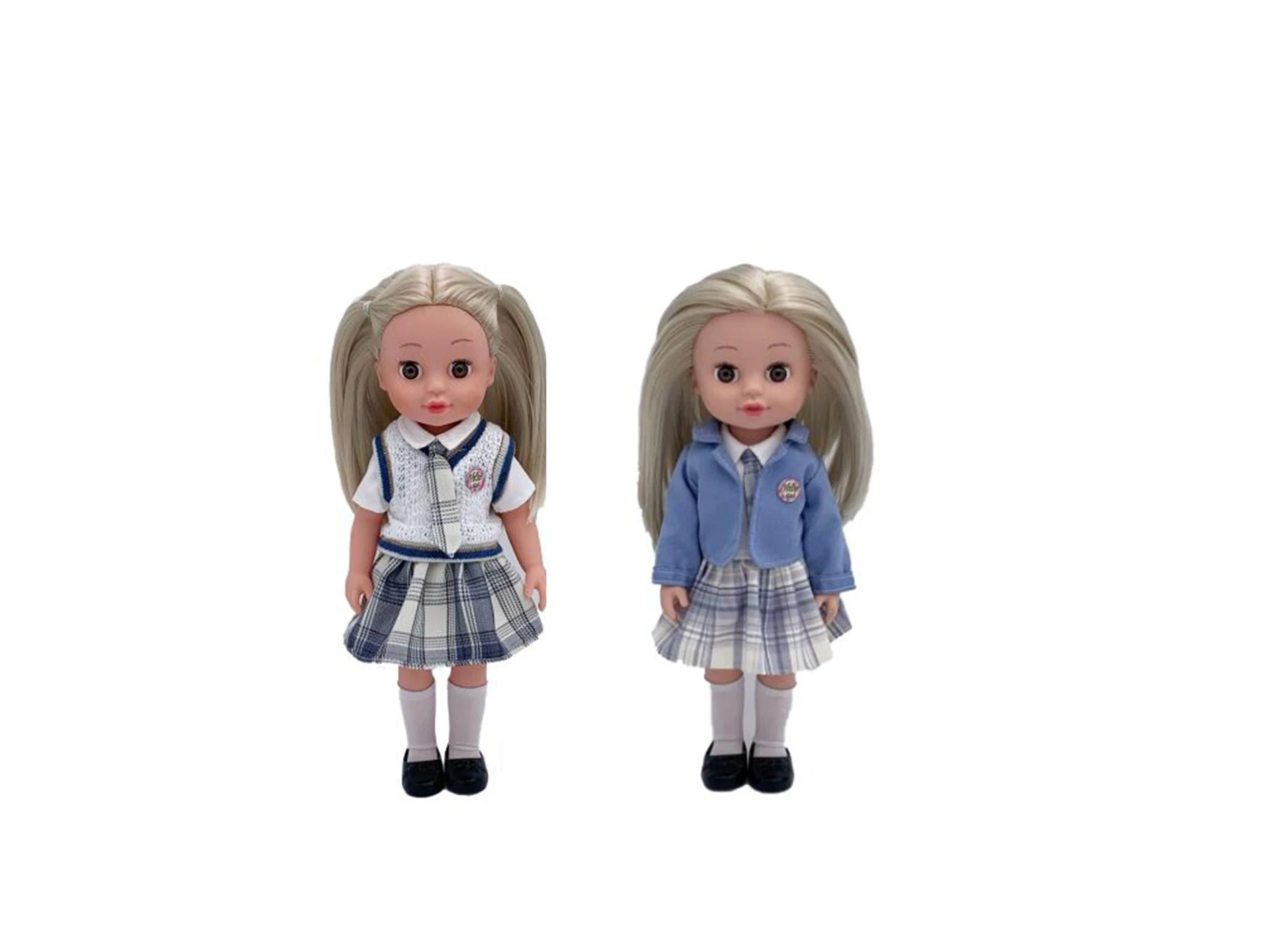 新款14英寸全身乙烯基软材料逼真学生小女孩娃娃可爱甜美女孩娃娃带音乐 Buy 婴儿硅胶娃娃女孩爱娃娃漂亮女孩娃娃14英寸女孩娃娃女学生 娃娃真正的女孩 娃娃的小女孩娃娃