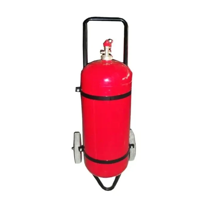 20kg Co2 Trolley Fire Extinguisher Carbon Steel Fire Fighting Wheeled Trolley Type Extinguisher