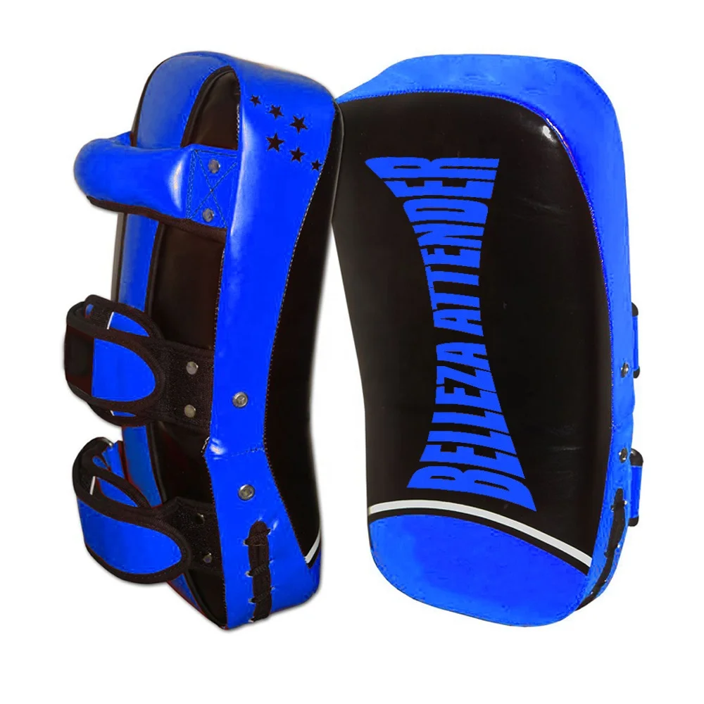 Details about   VELO Kick Shield Arm Pad Thai Boxing Strike Curved MMA Focus Muay Punch Mitt 
