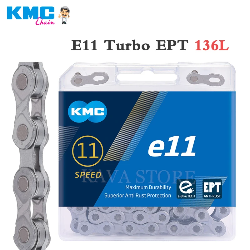 KMC E-Bike Chains Durable, Anti-Rust, High Performance