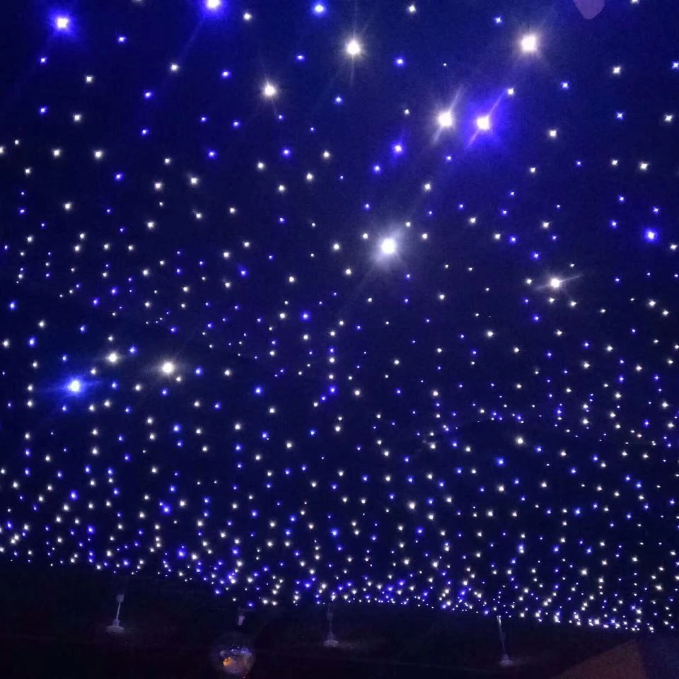 Stage Backdrop Led Blue&white 3x4meter Star Curtain For Wedding Stage Show  Background - Buy Led Star Curtain Bw,Stage Wedding Party Catwalk Shows,Wedding  Backdrop Product on 