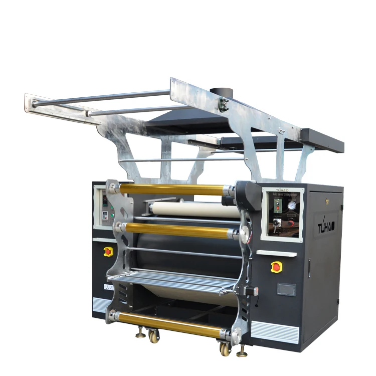 Automatic 60cmx120cm Multicolor Ribbon Rotary Transfer Lanyard Dye Sublimation Heat Press Printing Machine for Ribbon