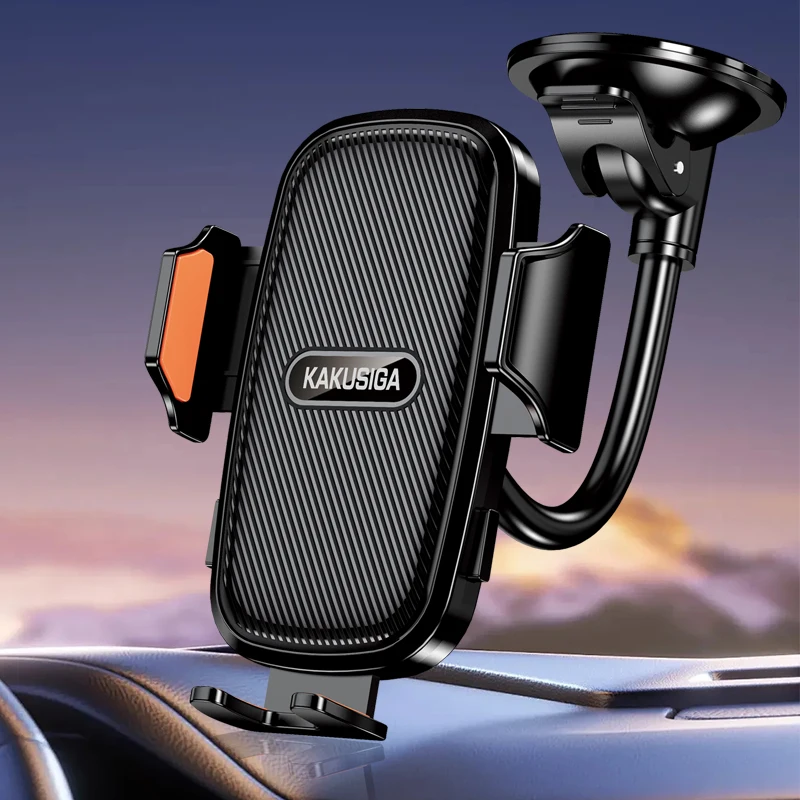 Universal 360° Car Phone Mount - Adjustable Suction Cup Holder For Smartphones, Tablets, IPad & GPS