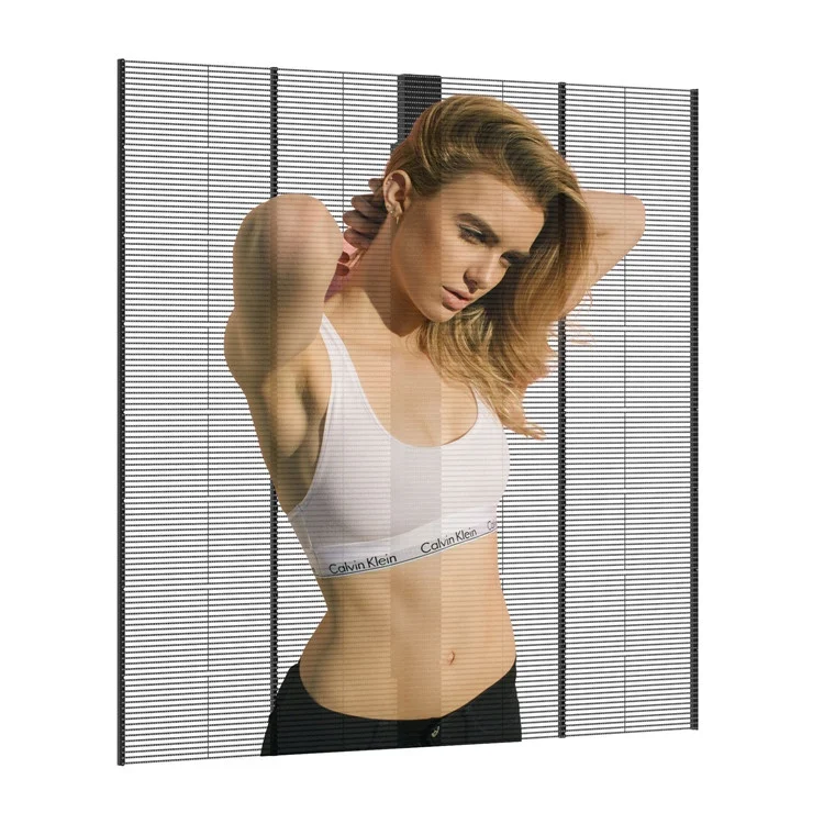 Front Luminous  P2.6-5.2 Transparent Display Led Screen ultra Thin  Display  High Transparency Led Display Xxxx China Music Vid