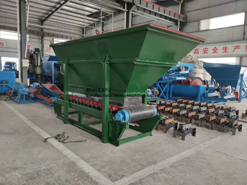 Sand Feed Hopper With Large Capacity And Belt Conveyor System - Buy ...