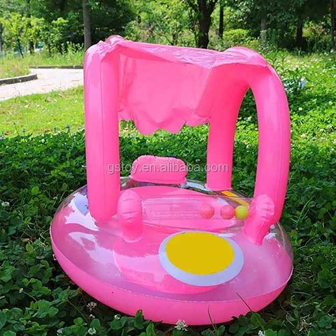 Inflatable Swimming Pool Float For Kids Pirate Boat Rideon Boat Shaped