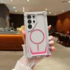 Gris + rosa rojo